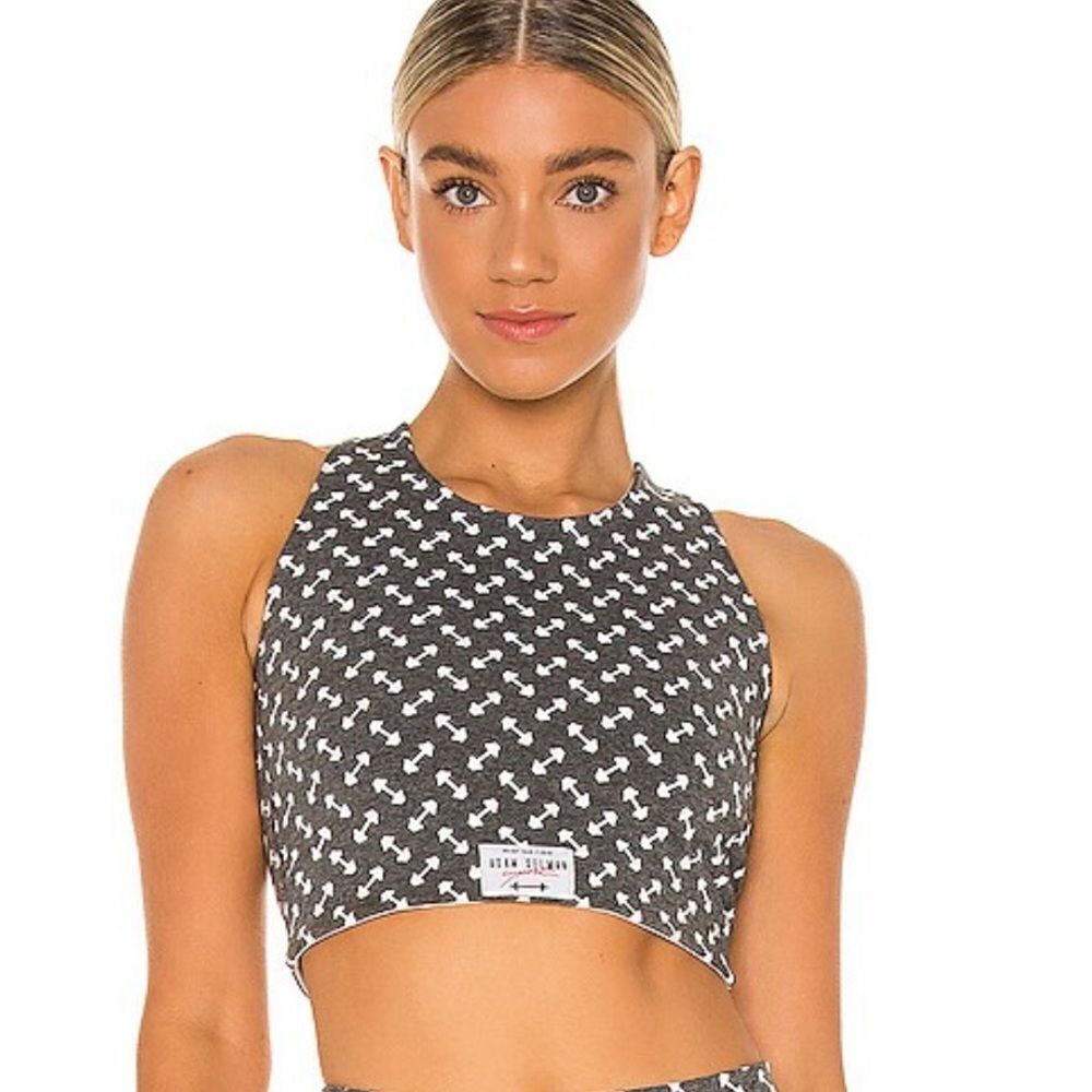NWT Adam Selman Sport Racer Crop Top Revolve
